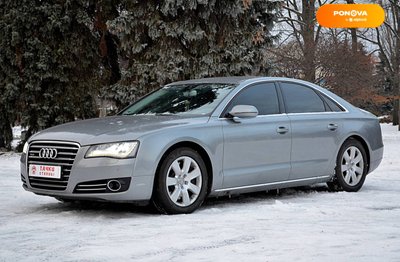 Audi A8, 2011, Дизель, 4.2 л., 373 тис. км, Седан, Сірий, Київ 13564 фото