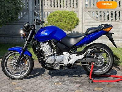 Honda CBF 500, 2005, Бензин, 500 см³, 34 тыс. км, Мотоцикл без оптекателей (Naked bike), Синий, Буськ moto-108939 фото