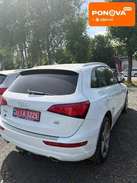 Audi Q5, 2014 р., Бензин, 141 тис. км, Позашляховик / Кросовер, Білий, Луцьк AT-10418116 фото