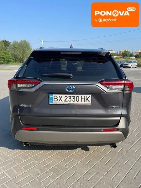 Toyota RAV4, 2022 р., Гібрид (HEV), 53 тис. км, Позашляховик / Кросовер, Сірий, Кам'янець-Подільський AT-10398796 фото