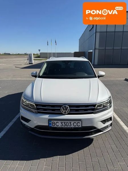 Volkswagen Tiguan, 2019 р., Дизель, 99 тис. км, Позашляховик / Кросовер, Білий, Львів AT-10417821 фото