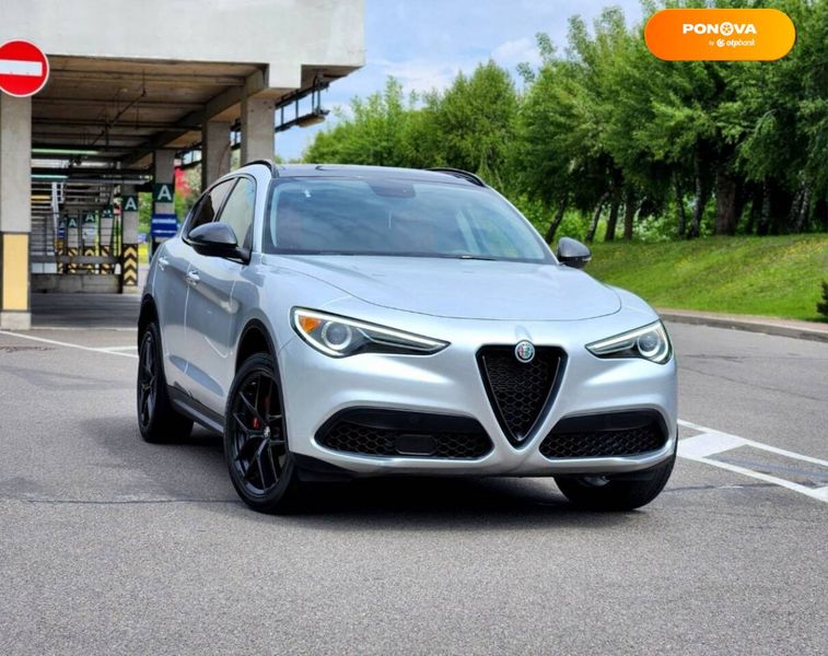 Alfa Romeo Stelvio, 2019, Бензин, 2 л., 78 тыс. км, Внедорожник / Кроссовер, Серый, Киев 49289 фото