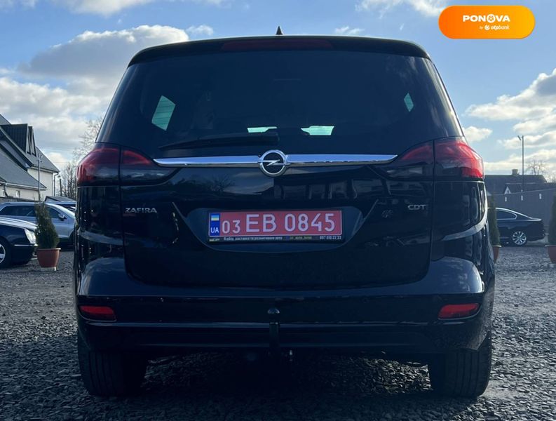 Opel Zafira Tourer, 2017, Дизель, 1.6 л., 164 тыс. км, Минивен, Чорный, Луцк 19657 фото