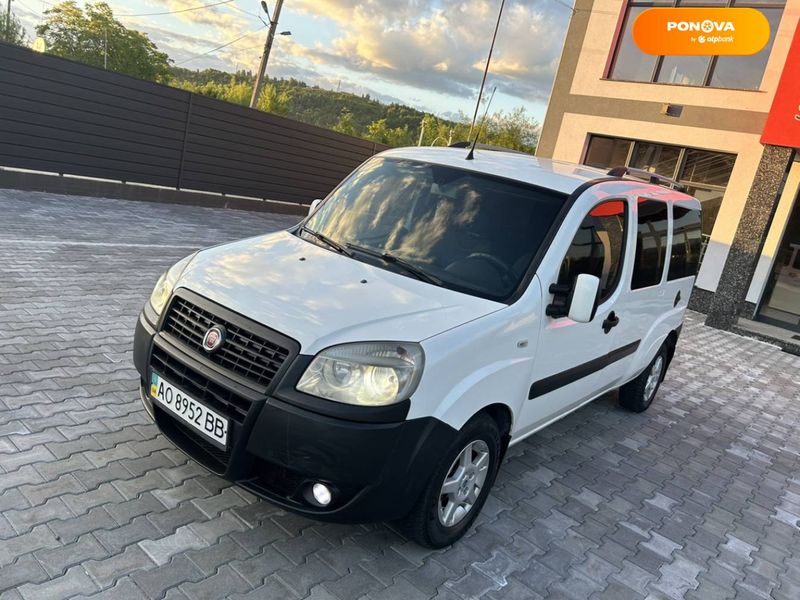 Fiat Doblo, 2008, Дизель, 1.9 л., 265 тис. км, Мінівен, Білий, Тячів Cars-Pr-59077 фото