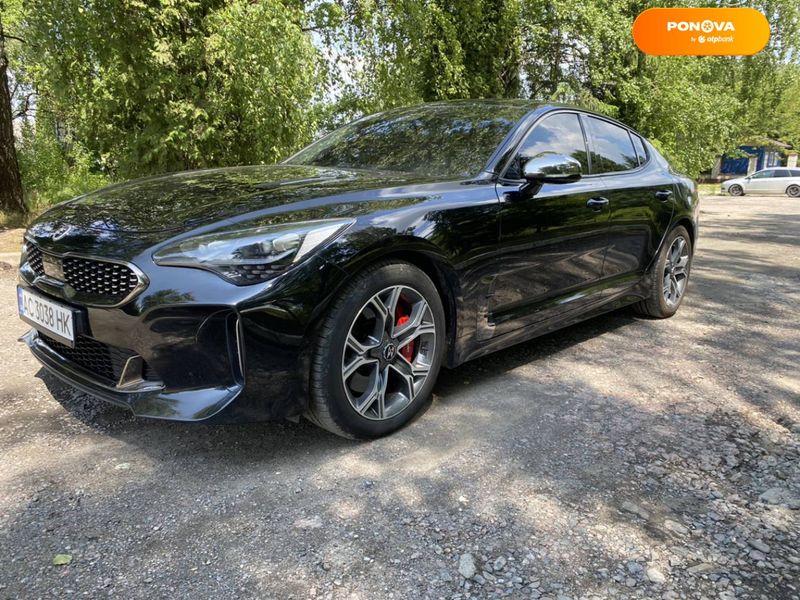 Kia Stinger, 2018, Дизель, 2.2 л., 116 тыс. км, Фастбек, Чорный, Луцк Cars-Pr-64010 фото