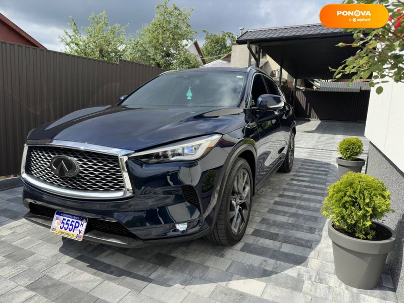 Infiniti QX50, 2018, Бензин, 2 л., 167 тис. км, Позашляховик / Кросовер, Синій, Трускавець Cars-Pr-59423 фото