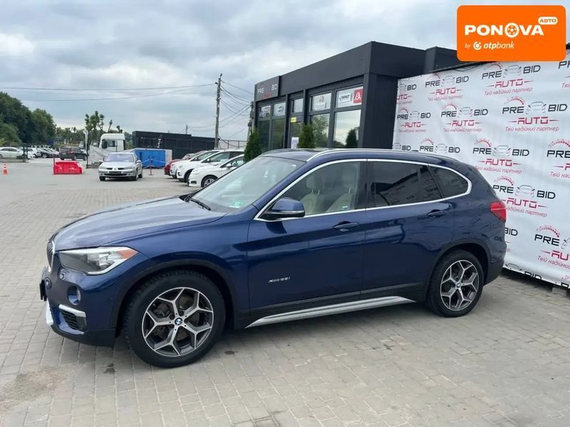 BMW X1, 2016 р., Бензин, 137 тис. км, Позашляховик / Кросовер, Синій, Львів AT-10400867 фото