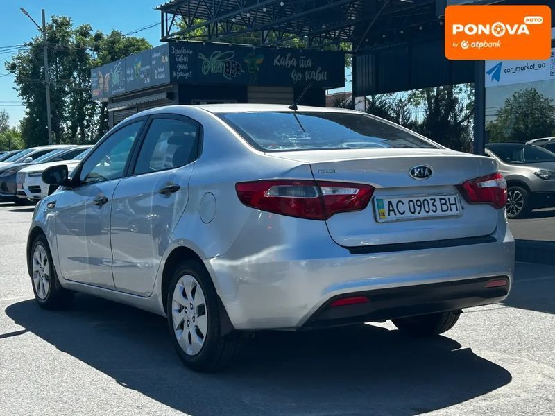 Kia Rio, 2012 р., Бензин, 128 тис. км, Седан, Сірий, Житомир AT-10418007 фото