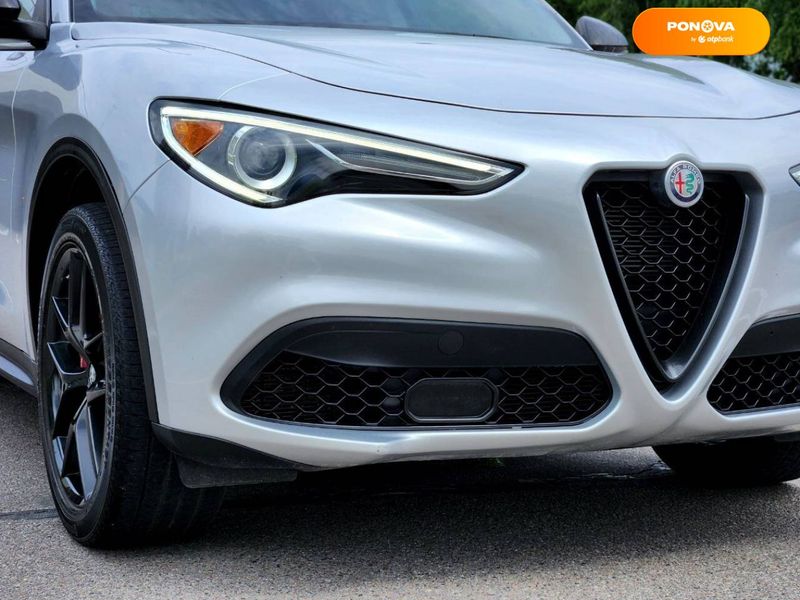 Alfa Romeo Stelvio, 2019, Бензин, 2 л., 78 тис. км, Позашляховик / Кросовер, Сірий, Київ 49289 фото