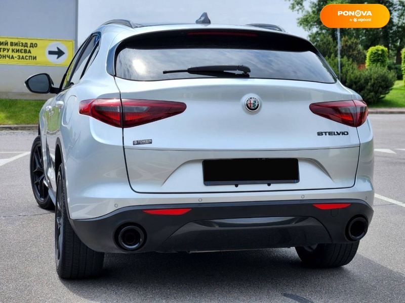 Alfa Romeo Stelvio, 2019, Бензин, 2 л., 78 тис. км, Позашляховик / Кросовер, Сірий, Київ 49289 фото