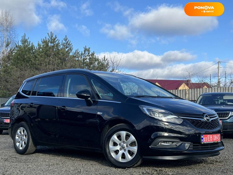 Opel Zafira Tourer, 2017, Дизель, 1.6 л., 164 тыс. км, Минивен, Чорный, Луцк 19657 фото