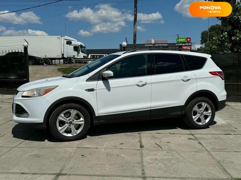 Ford Escape, 2013, Бензин, 1.6 л., 243 тис. км, Позашляховик / Кросовер, Білий, Київ 110780 фото