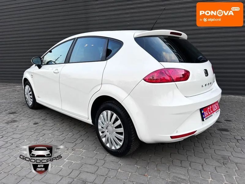 SEAT Leon, 2012 р., Бензин, 240 тис. км, Хетчбек, Білий, Кам'янське (Дніпродзержинськ) AT-10405047 фото