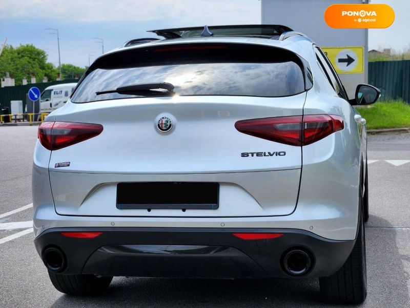 Alfa Romeo Stelvio, 2019, Бензин, 2 л., 78 тис. км, Позашляховик / Кросовер, Сірий, Київ 49289 фото