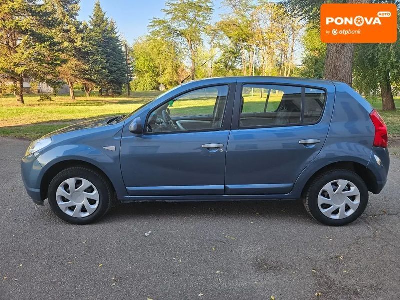Dacia Sandero, 2010 р., Бензин, 91 тис. км, Хетчбек, Синій, Кривий Ріг AT-10402808 фото