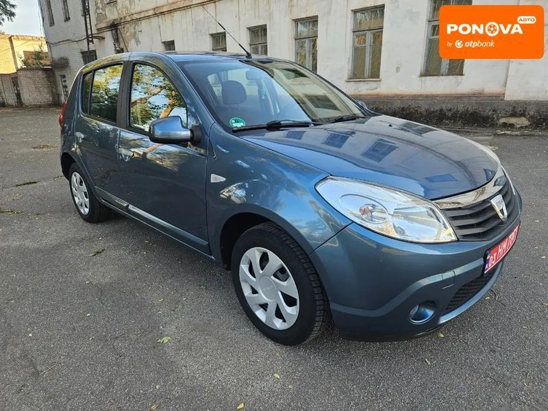 Dacia Sandero, 2010 р., Бензин, 91 тис. км, Хетчбек, Синій, Кривий Ріг AT-10402808 фото