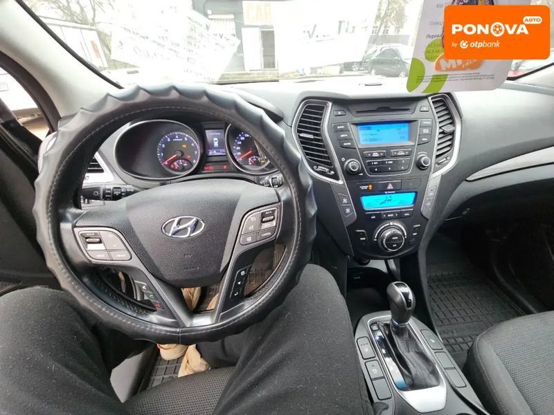 Hyundai Santa FE, 2013 р., Газ пропан-бутан / Бензин, 157 тис. км, Позашляховик / Кросовер, Чорний, Кам'янське (Дніпродзержинськ) AT-10405616 фото