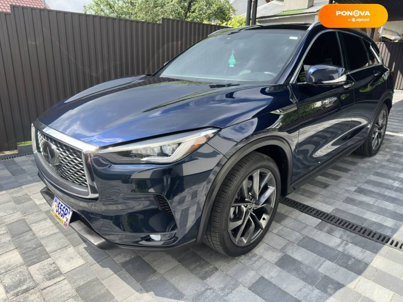 Infiniti QX50, 2018, Бензин, 2 л., 167 тис. км, Позашляховик / Кросовер, Синій, Трускавець Cars-Pr-59423 фото