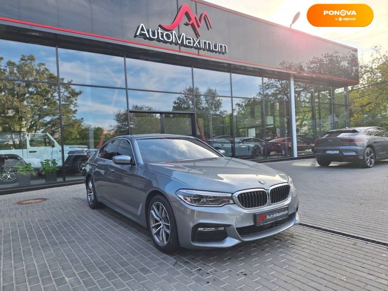 BMW 5 Series, 2017, Дизель, 2 л., 149 тис. км, Седан, Сірий, Одеса 43401 фото