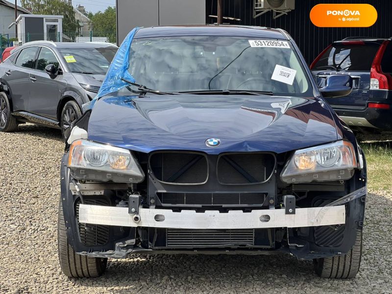 BMW X3, 2014, Бензин, 2 л., 158 тыс. км, Внедорожник / Кроссовер, Синий, Стрый 110308 фото