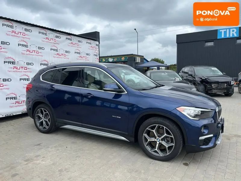 BMW X1, 2016 р., Бензин, 137 тис. км, Позашляховик / Кросовер, Синій, Львів AT-10400867 фото
