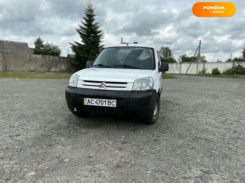 Citroen Berlingo, 2004, Дизель, 1.87 л., 235 тыс. км, Минивен, Белый, Камінь-Каширський Cars-Pr-62910 фото