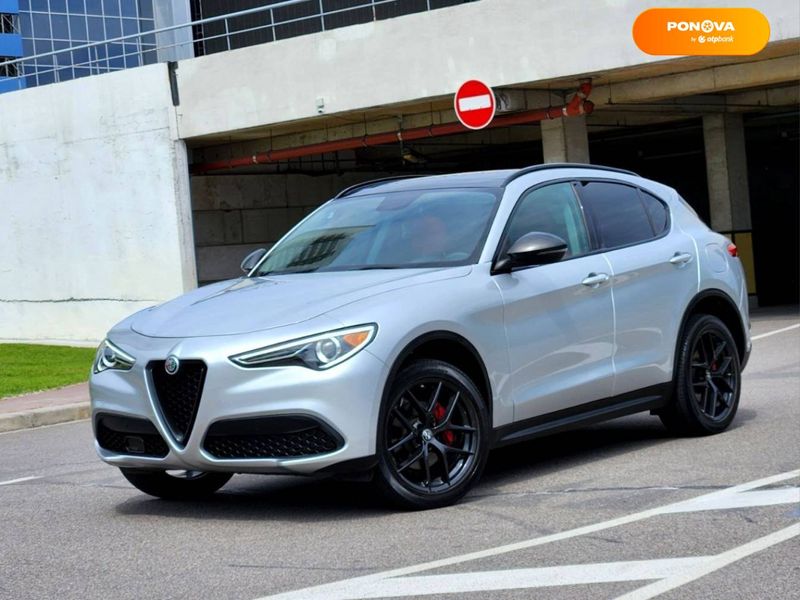 Alfa Romeo Stelvio, 2019, Бензин, 2 л., 78 тыс. км, Внедорожник / Кроссовер, Серый, Киев 49289 фото