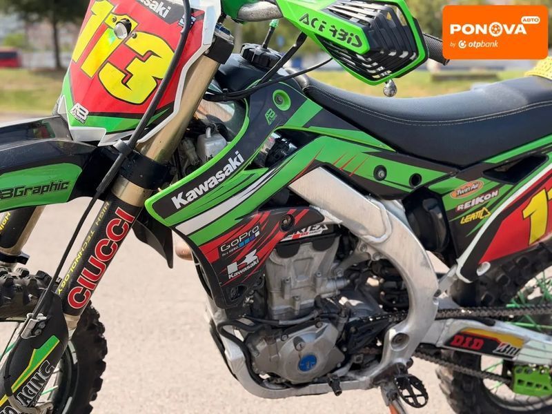 Kawasaki KX 450F, 2015 г., Бензин, 2000 тыс. км, Мотоцикли, Зеленый, Кривой Рог AT-10425780 фото