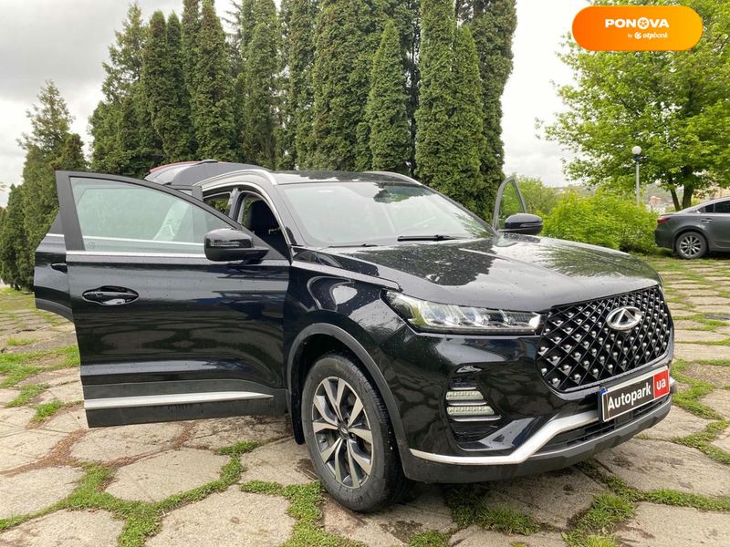 Chery Tiggo 7 Pro, 2021, Бензин, 1.5 л., 21 тыс. км, Внедорожник / Кроссовер, Чорный, Винница 38577 фото