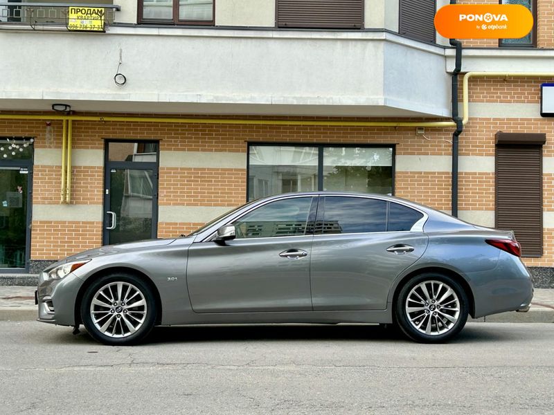 Infiniti Q50, 2017, Бензин, 3 л., 92 тис. км, Седан, Сірий, Харків Cars-Pr-67198 фото