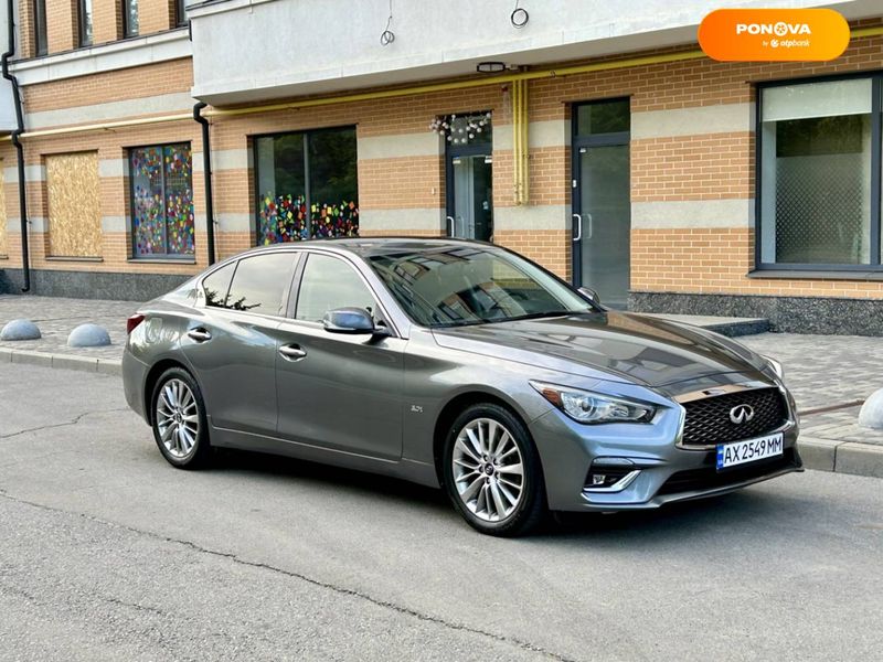 Infiniti Q50, 2017, Бензин, 3 л., 92 тыс. км, Седан, Серый, Харьков Cars-Pr-67198 фото