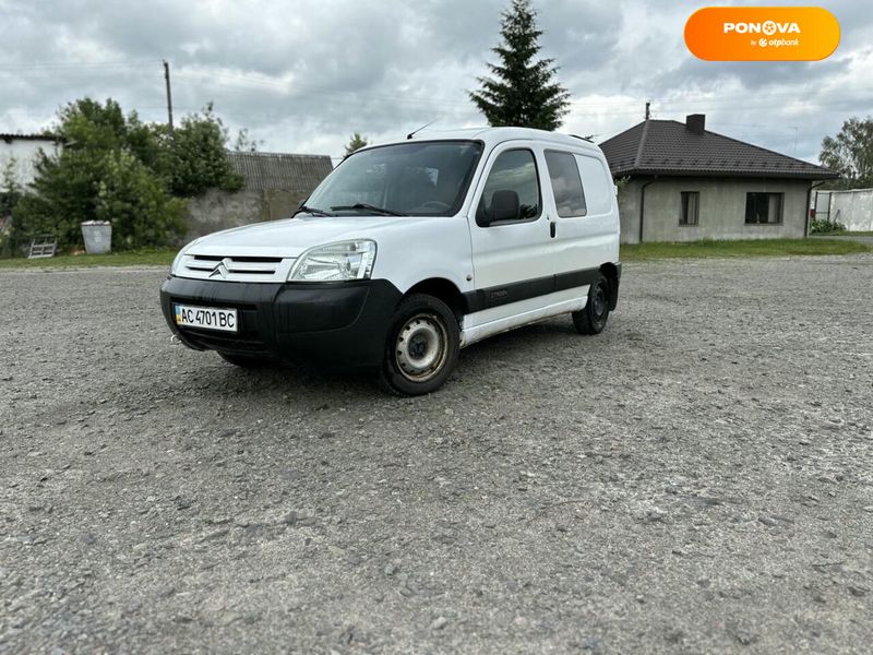 Citroen Berlingo, 2004, Дизель, 1.87 л., 235 тыс. км, Минивен, Белый, Камінь-Каширський Cars-Pr-62910 фото