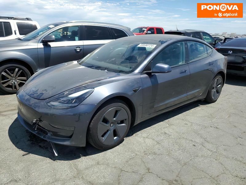 Tesla Model 3, 2021, Електро, 43 тис. км, Седан, Сірий, Київ Cars-EU-US-KR-253484 фото