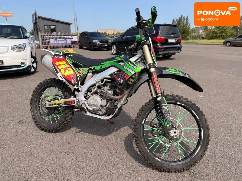 Kawasaki KX 450F, 2015 г., Бензин, 2000 тыс. км, Мотоцикли, Зеленый, Кривой Рог AT-10425780 фото