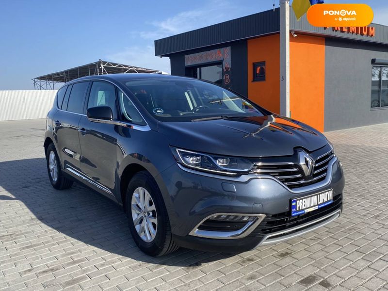 Renault Espace, 2018, Дизель, 1.6 л., 216 тис. км, Мінівен, Сірий, Лопатин 22801 фото