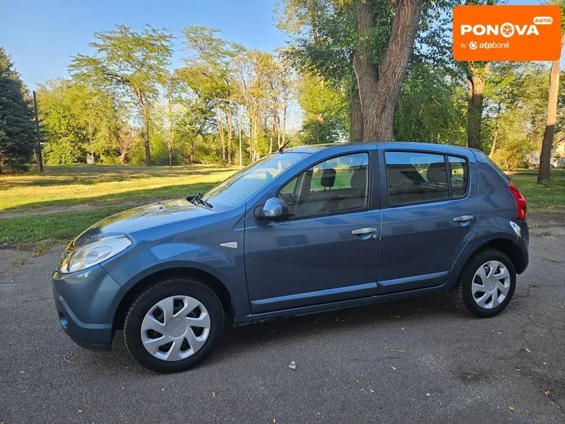 Dacia Sandero, 2010 р., Бензин, 91 тис. км, Хетчбек, Синій, Кривий Ріг AT-10402808 фото