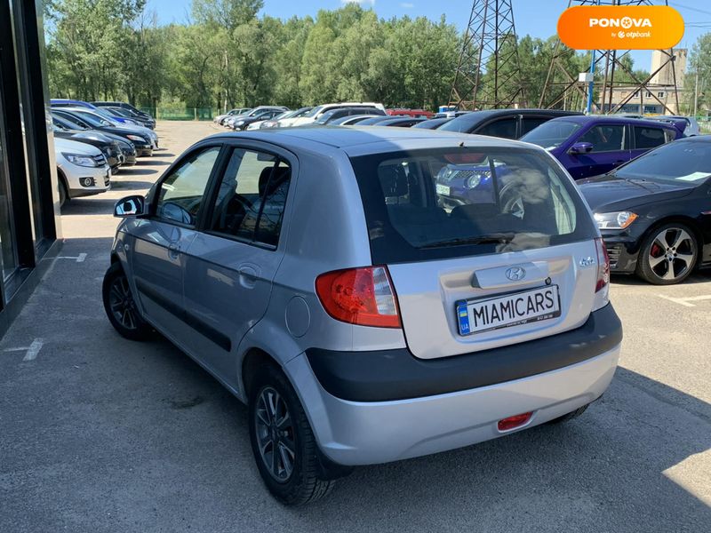 Hyundai Getz, 2007, Бензин, 1.4 л., 162 тис. км, Хетчбек, Сірий, Харків 103445 фото