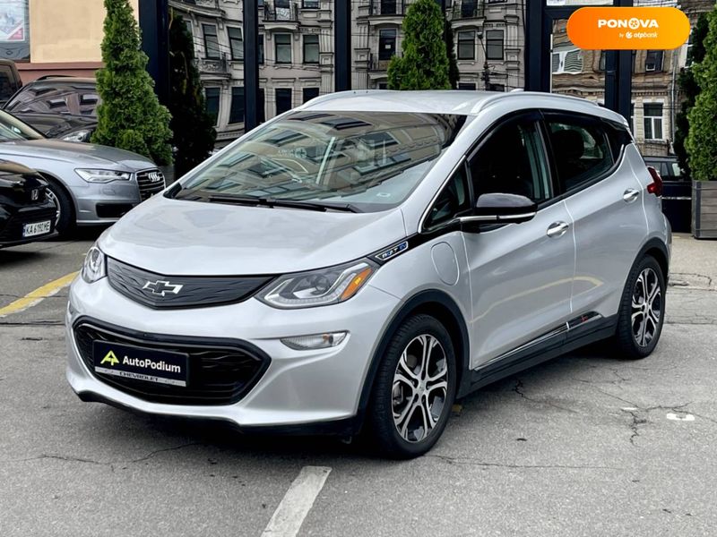 Chevrolet Bolt EV, 2021, Електро, 33 тис. км, Хетчбек, Сірий, Київ 98623 фото