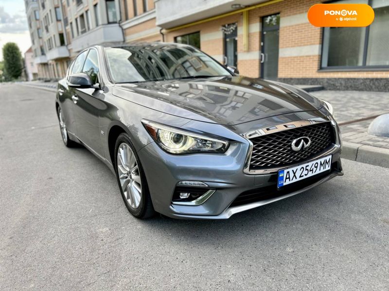 Infiniti Q50, 2017, Бензин, 3 л., 92 тыс. км, Седан, Серый, Харьков Cars-Pr-67198 фото