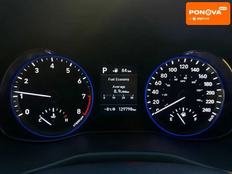 Hyundai Kona, 2019 г., Газ пропан-бутан / Бензин, 129 тыс. км, Внедорожник / Кроссовер, Чорный, Днепр (Днепропетровск) AT-10408458 фото
