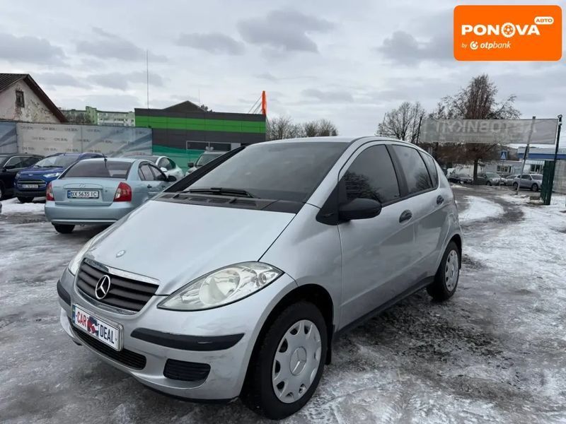 Mercedes-Benz A-Class, 2005 р., Бензин, 283 тис. км, Хетчбек, Сірий, Хмельницький AT-10410524 фото