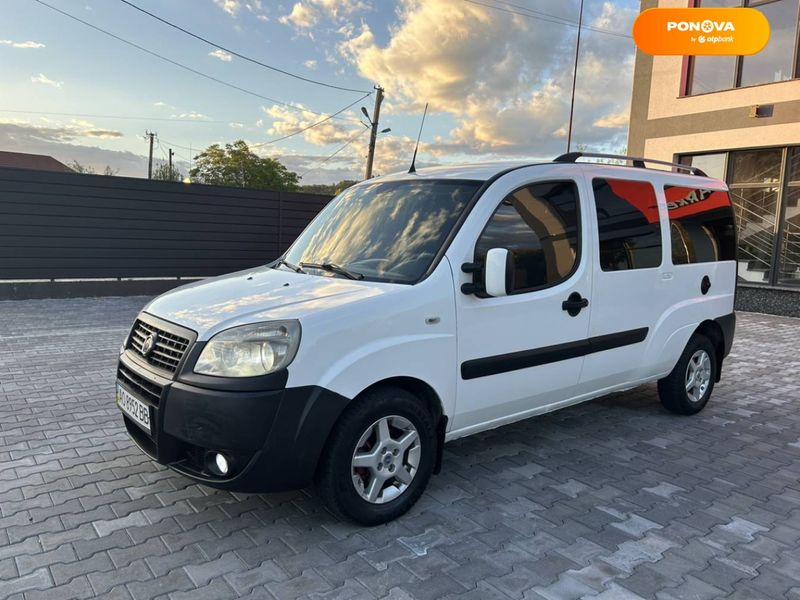 Fiat Doblo, 2008, Дизель, 1.9 л., 265 тыс. км, Минивен, Белый, Тячев Cars-Pr-59077 фото