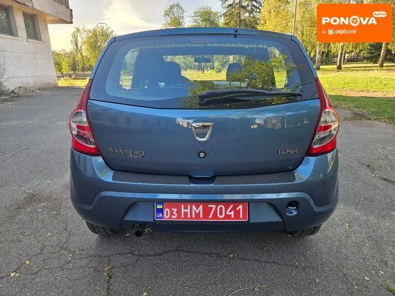Dacia Sandero, 2010 р., Бензин, 91 тис. км, Хетчбек, Синій, Кривий Ріг AT-10402808 фото