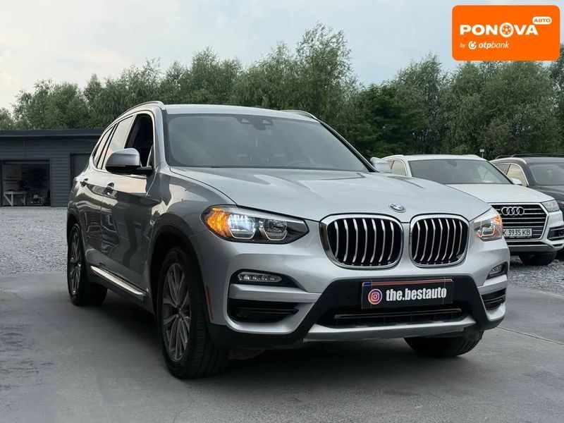 BMW X3, 2018 р., Бензин, 125 тис. км, Позашляховик / Кросовер, Сірий, Рівне AT-10422036 фото