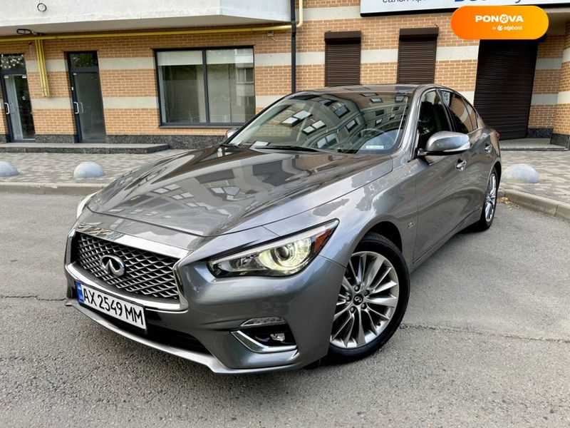 Infiniti Q50, 2017, Бензин, 3 л., 92 тыс. км, Седан, Серый, Харьков Cars-Pr-67198 фото