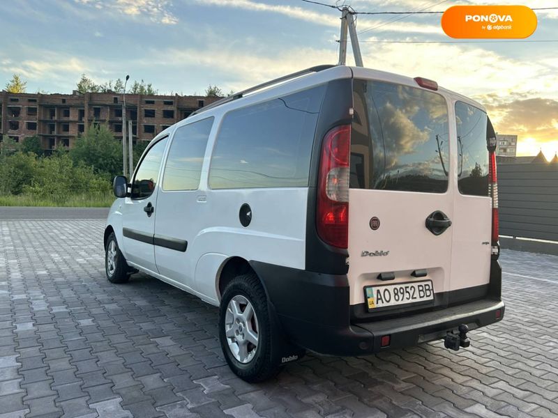 Fiat Doblo, 2008, Дизель, 1.9 л., 265 тыс. км, Минивен, Белый, Тячев Cars-Pr-59077 фото