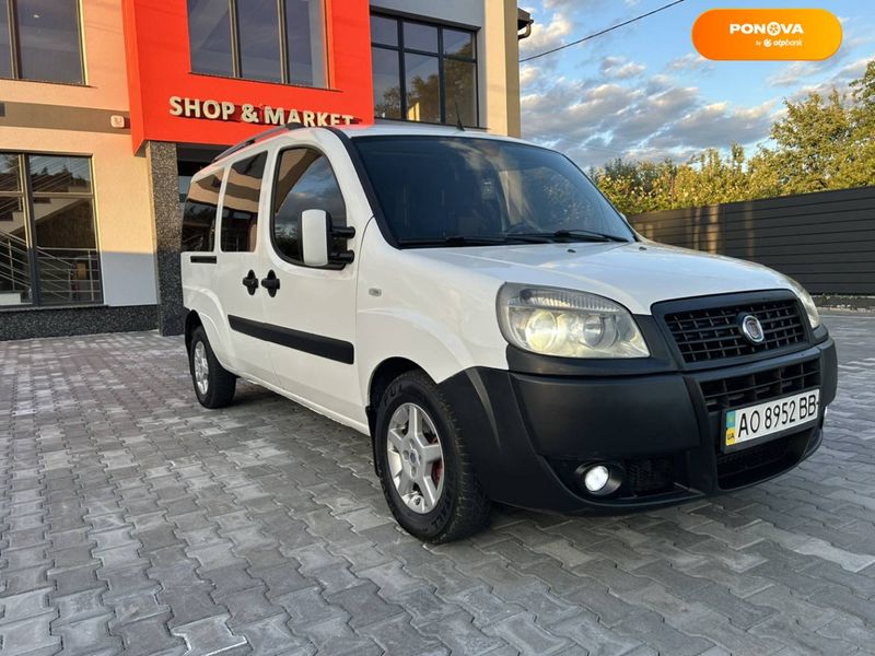 Fiat Doblo, 2008, Дизель, 1.9 л., 265 тис. км, Мінівен, Білий, Тячів Cars-Pr-59077 фото