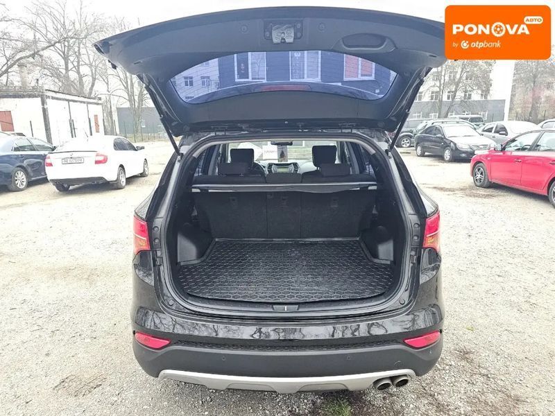 Hyundai Santa FE, 2013 р., Газ пропан-бутан / Бензин, 157 тис. км, Позашляховик / Кросовер, Чорний, Кам'янське (Дніпродзержинськ) AT-10405616 фото