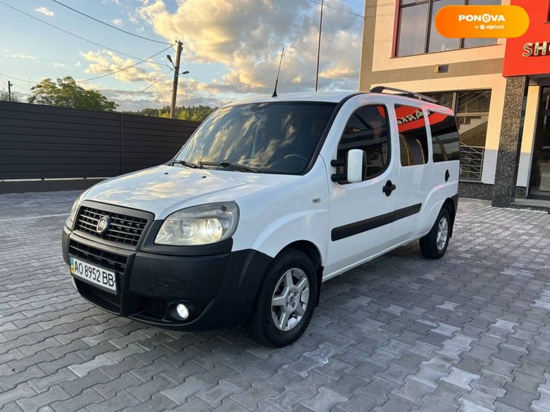 Fiat Doblo, 2008, Дизель, 1.9 л., 265 тис. км, Мінівен, Білий, Тячів Cars-Pr-59077 фото