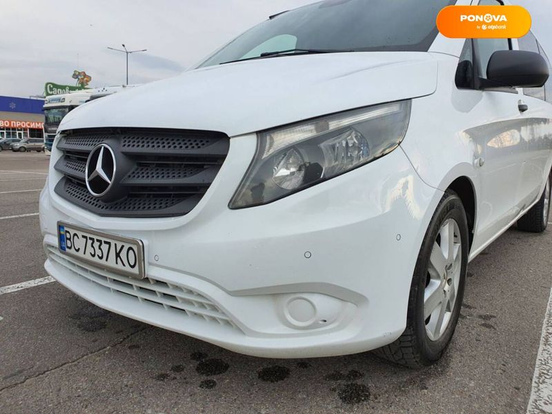 Mercedes-Benz Vito, 2015, Дизель, 2.1 л., 350 тыс. км, Минивен, Белый, Львов Cars-Pr-66385 фото